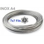 Câble inox 7x7 ( 49 Fils )...